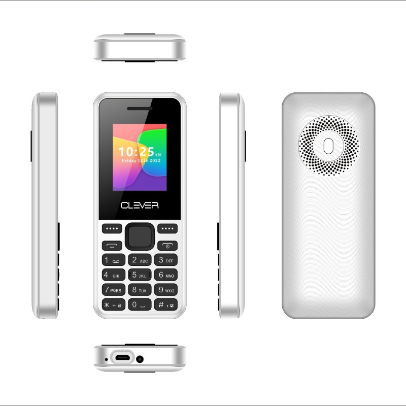 Téléphone Portable Clever C4 - Silver