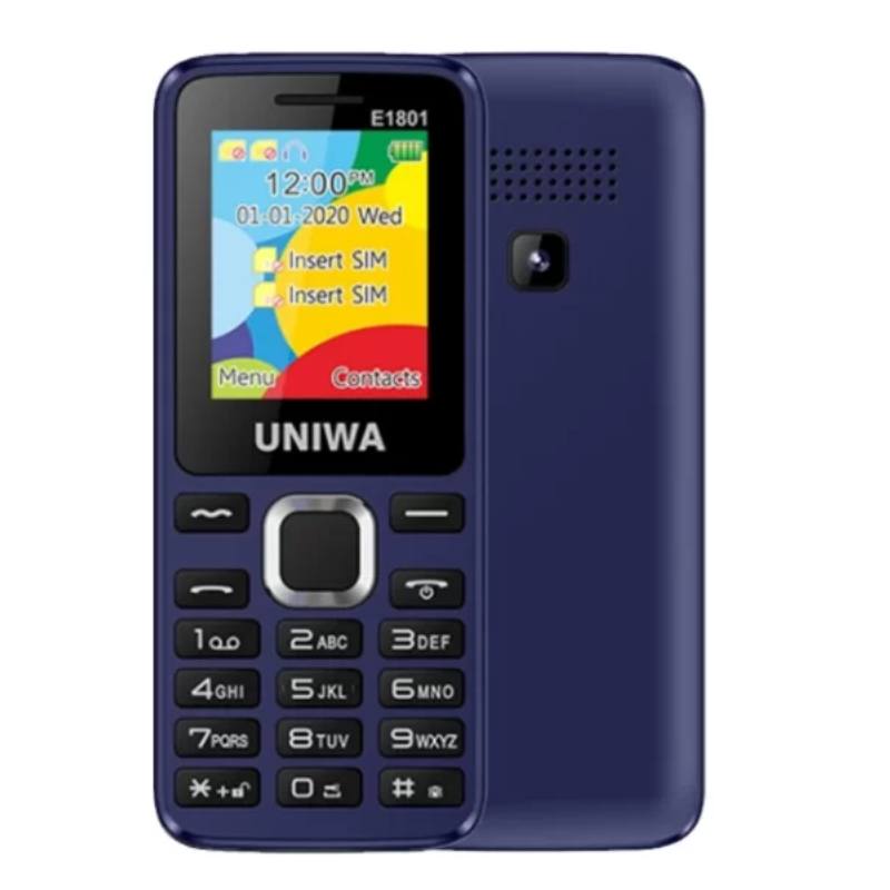 Téléphone Portable UNIWA E1801 - Bleu - Uniwa