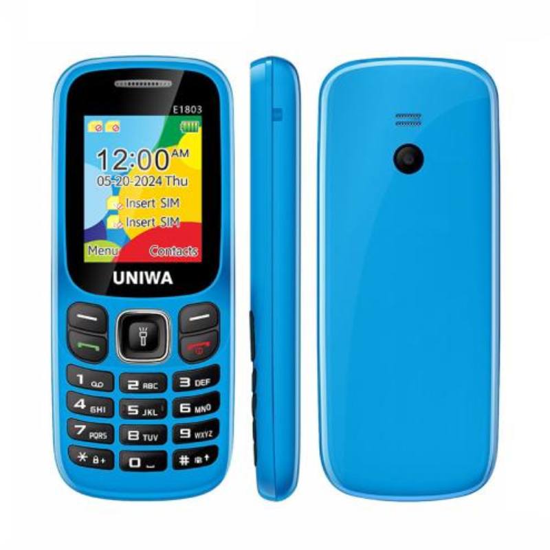 TÉLÉPHONE PORTABLE UNIWA E1803 - ice bleu - Uniwa