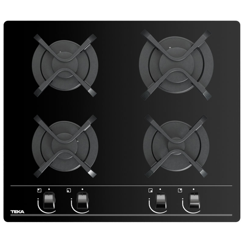 Plaque De Cuisson Encastrable TEKA GBC64000 4 feux 60cm - Noir