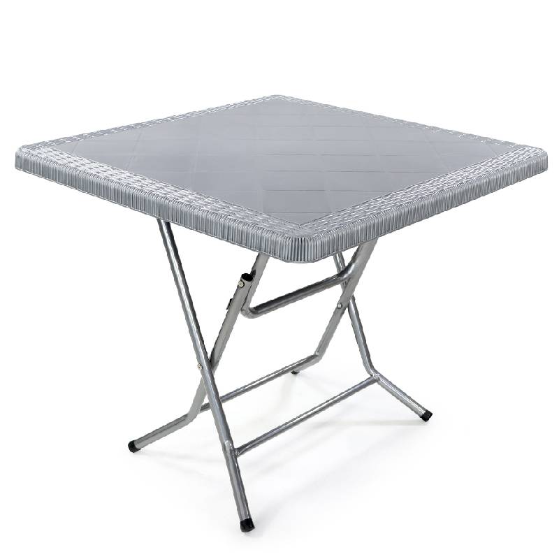 Table SOTUFAB Nova Carre Pliante 84x84 - Gris - SOTUFAB