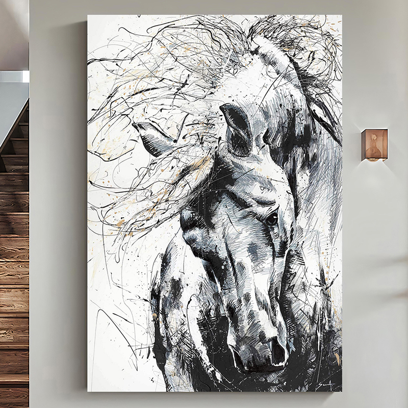 Tableau De Décoration 90 x 140 cm Chevale (MY01-T03)