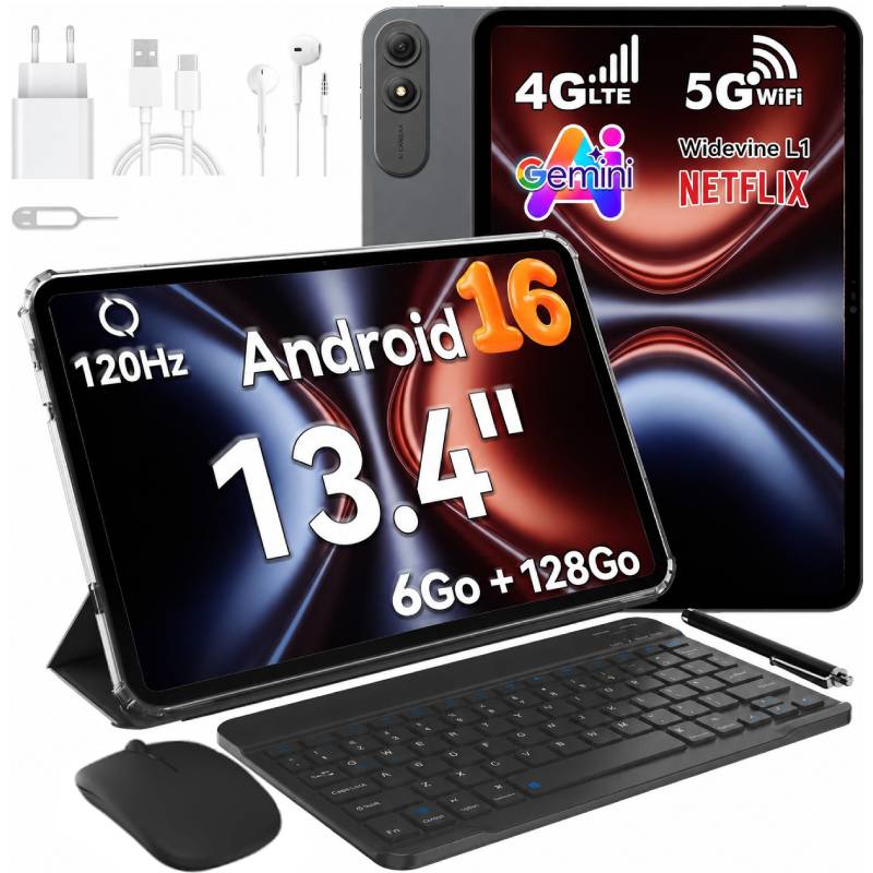 OSCAL PAD 200 13.4" Wi-Fi 4G LTE - Gris - OSCAL