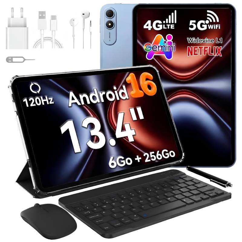 OSCAL PAD 200 13.4" WiFi 4G LTE - Bleu - OSCAL