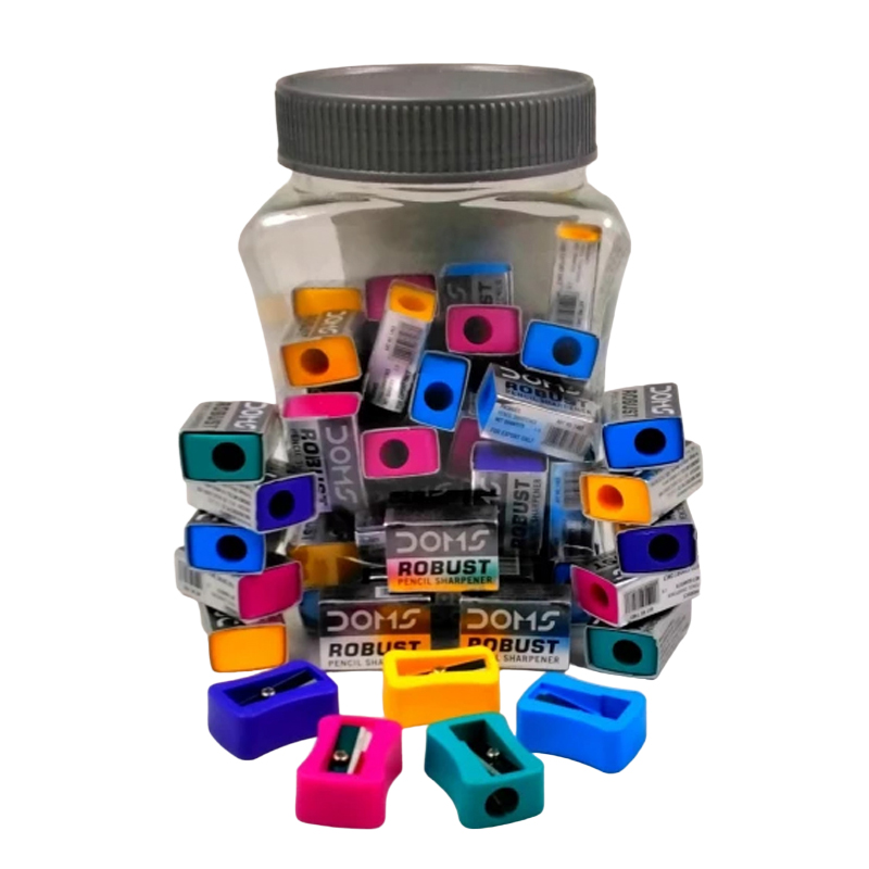 Taille Crayon DOMS JARRE 1Trou - Assortis - DOMS