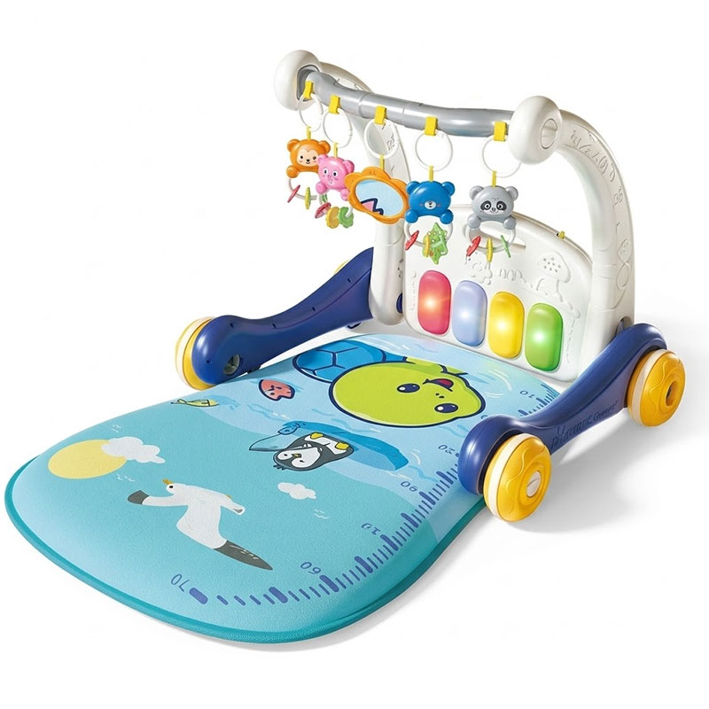 Tapis D'éveil Musical 2 in 1 Baby Gym With Walker Pour Bébé - T980