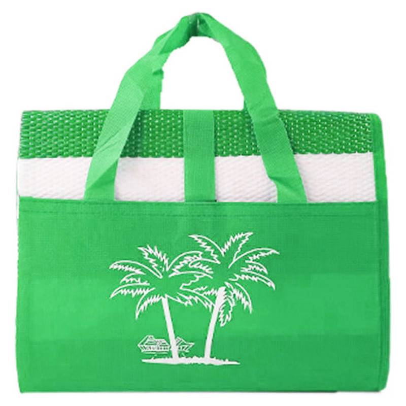 Tapis de plage pliable 90×170 cm - Vert