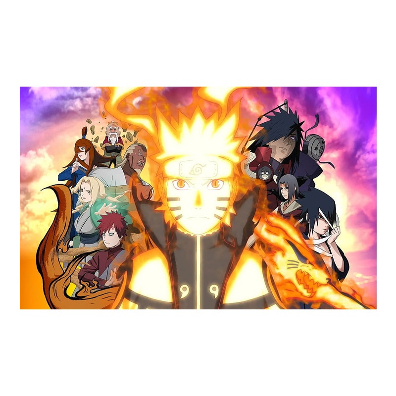 Tapis de Souris Gamer Naruto XXL 400 x 900 mm - Assortie