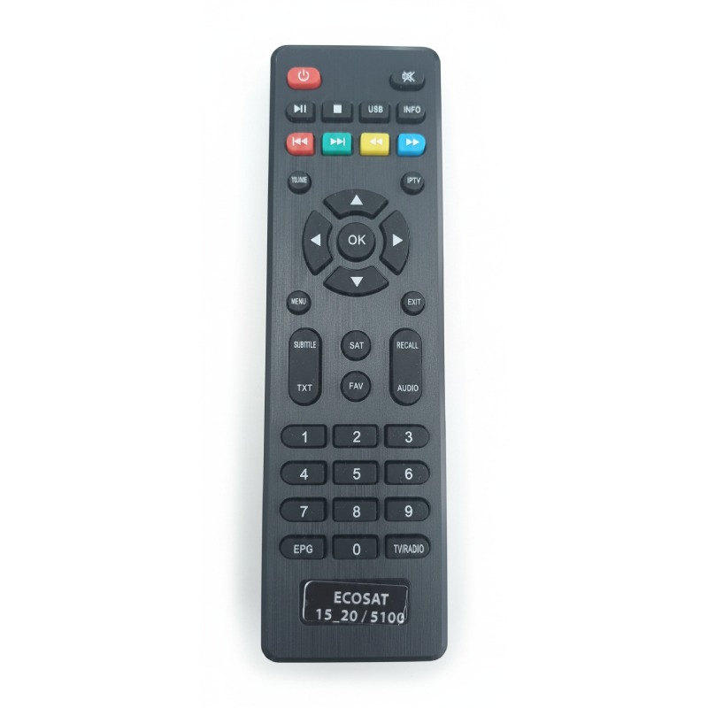Télécommande Pour Récepteur ECOSAT 5100 & SAMSAT 15-20