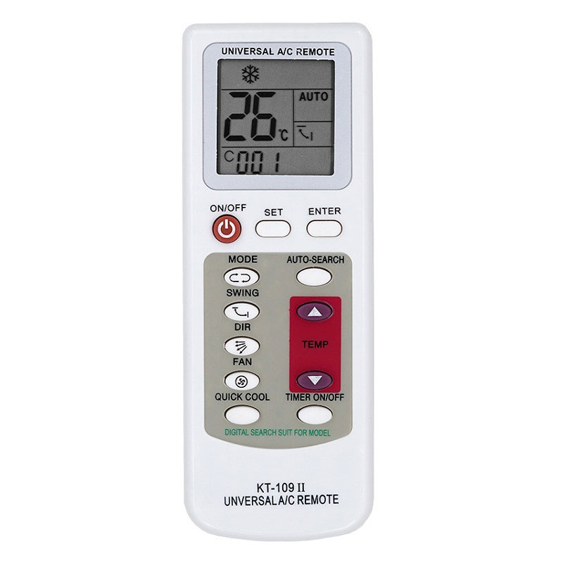 Télécommande Universelle Pour Climatiseurs KT-109II - Blanc