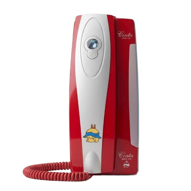 Téléphone Filaire KINTASN HA5188-45T-RED Fixation Murale - Rouge - KINTASN