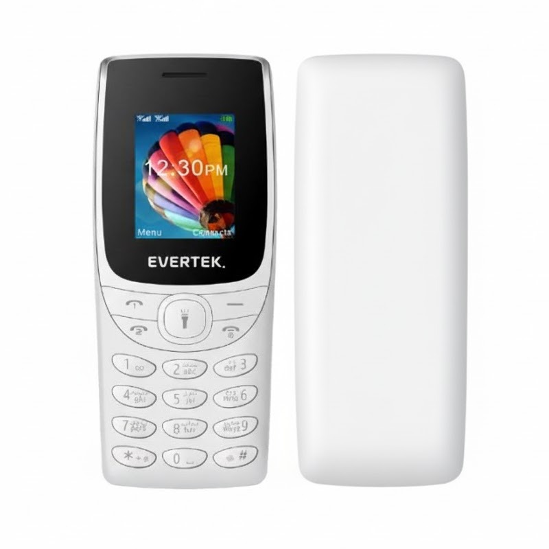 Téléphone Portable EVERTEK E3218 - Silver - Evertek