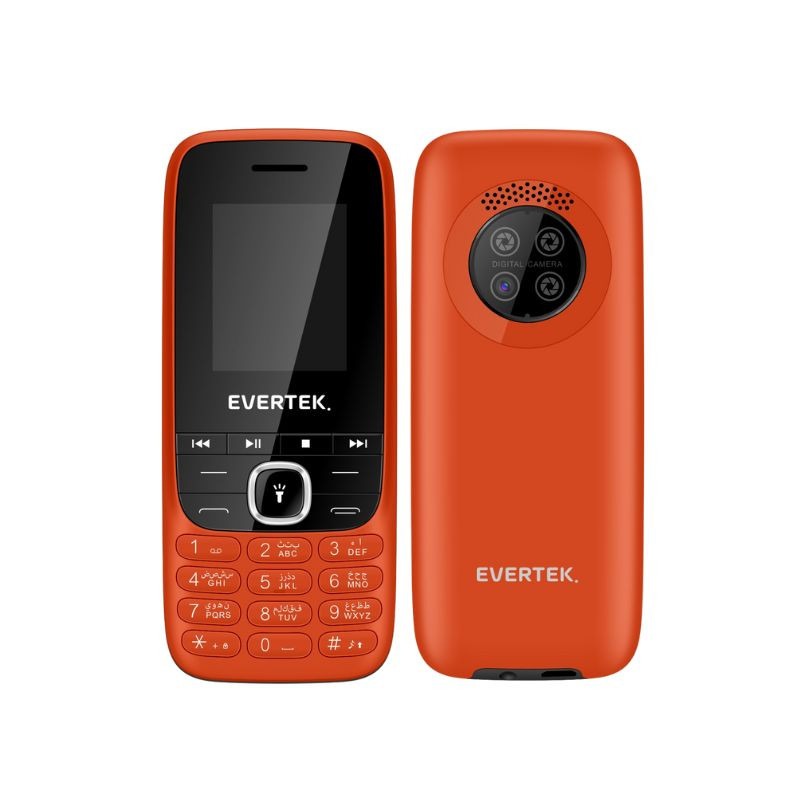 Téléphone Portable EVERTEK EX18 - Orange - Evertek