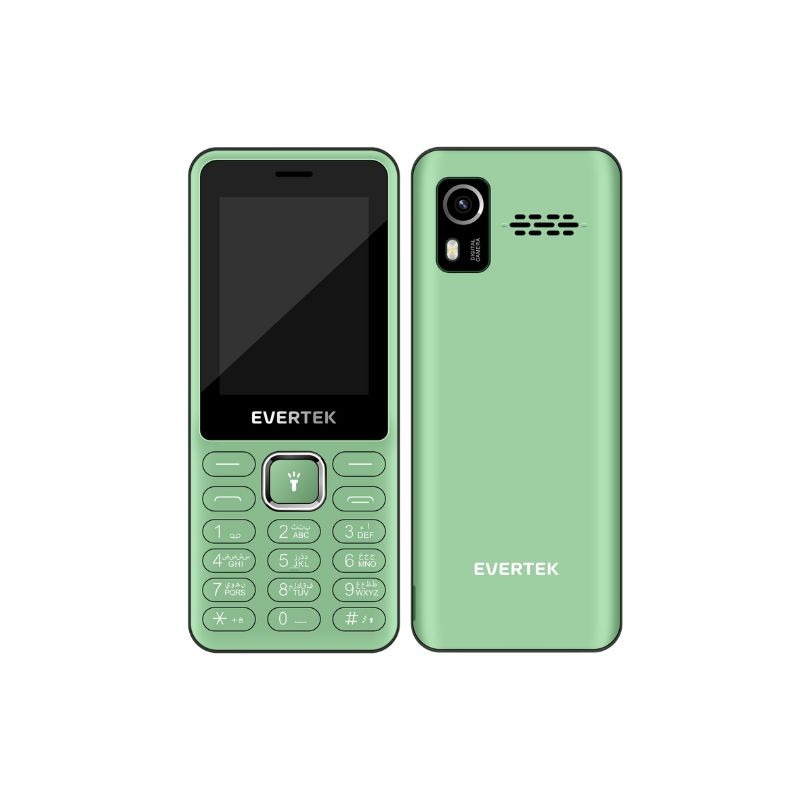 Téléphone Portable EVERTEK EX24 - Vert - Evertek