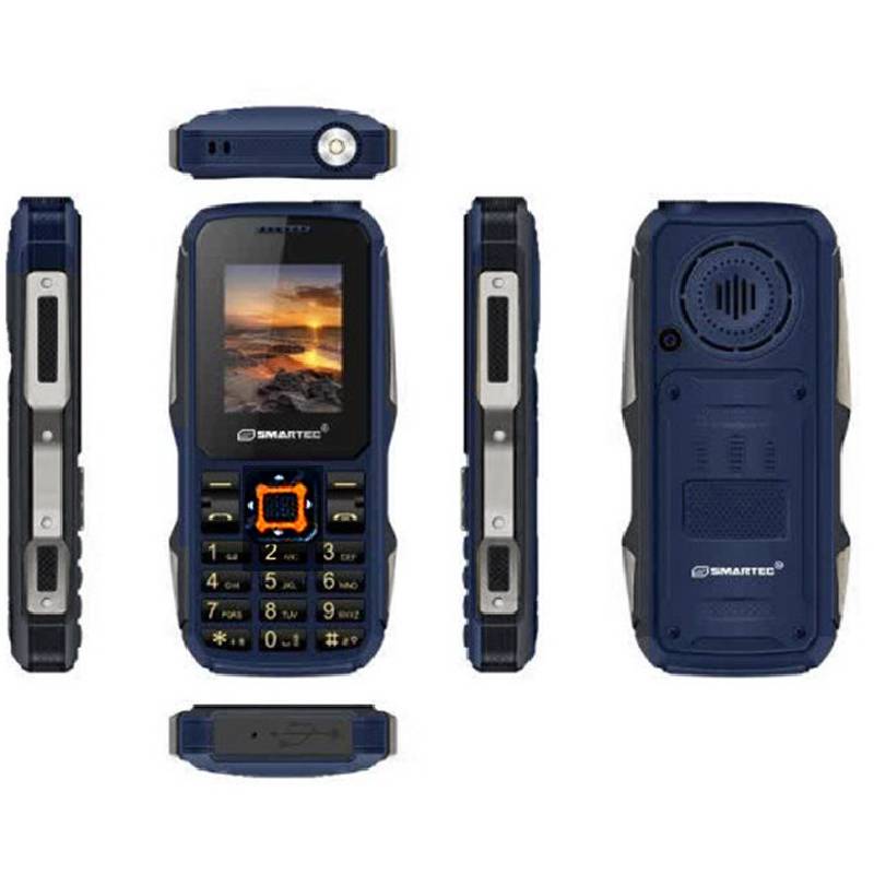 Téléphone Portable SMARTEC POWER X1 Double SIM 1400 mAh - bleu - SMARTEC