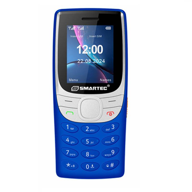 Téléphone Portable Smartec V1 Double SIM 2" - Bleu - SMARTEC