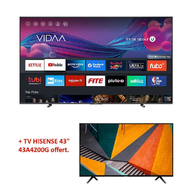 Hisense 75′′ Q6Q QLED Smart 4K UHD - Noir - Hisense