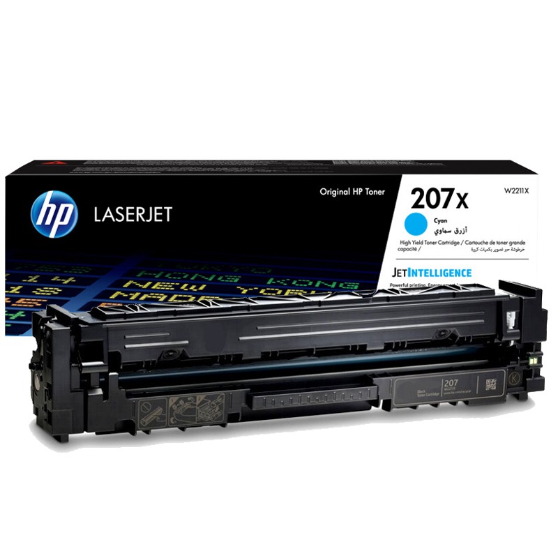 Toner LaserJet Original HP 207X à Haute Capacité - Cyan (W2211X) - HP