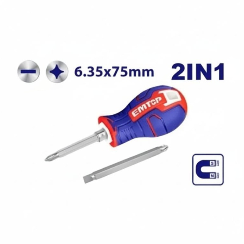 Tournevis EMTOP 2 en 1 30 " - ESDRH0201