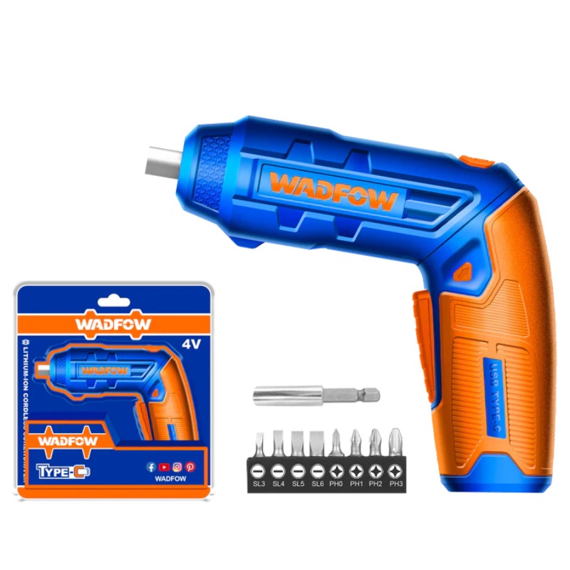 Tournevis sans fil WADFOW 4v + 9 acc WCV4415