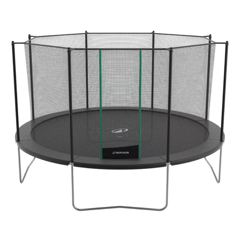 Trampoline 420 DOMYOS avec filet de protection - Noir - DOMYOS