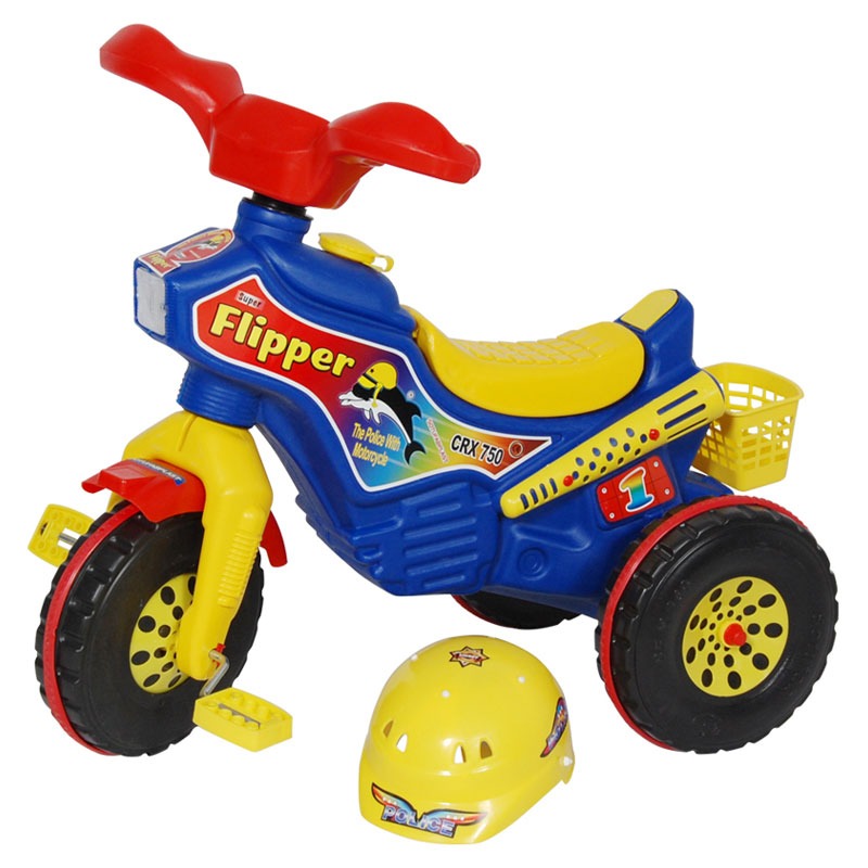 Tricycle SOTUFAB Flipper EJ020 - Bleu & Jaune - SOTUFAB