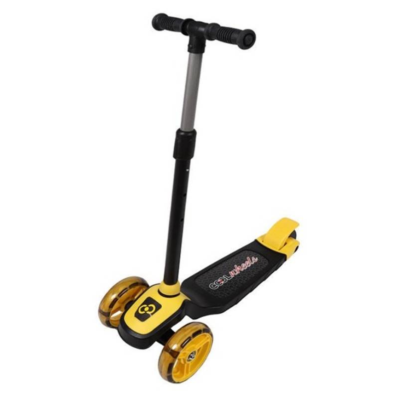 Trottinette Pour Enfant COOL WHEELS En Acier - Jaune - COOL-WHEELS