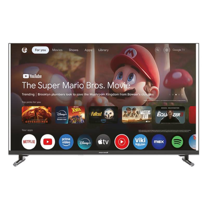 TV MAXWELL MG60 55" QLED 4K Smart Google TV avec Récepteur Intégré - MAXWELL