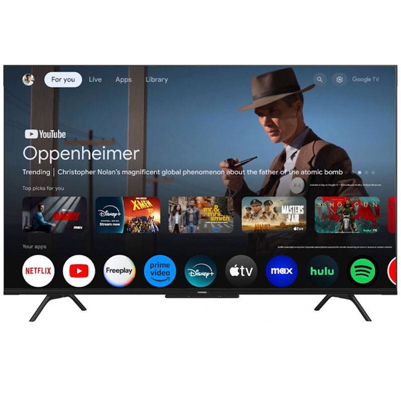 TV TELEFUNKEN 65'' Smart Google Tv G4E 4K UHD + Récepteur intégré MATTE SCREEN - Google