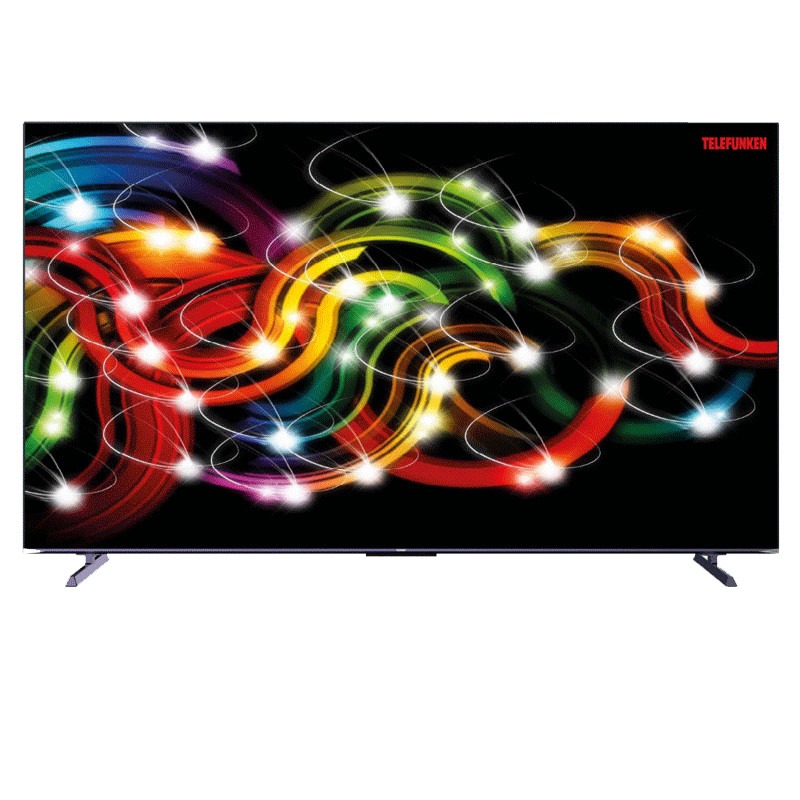 TV TELEFUNKEN A4F 100" QLED 4K Smart Google TV Matte screen - Noir - Google