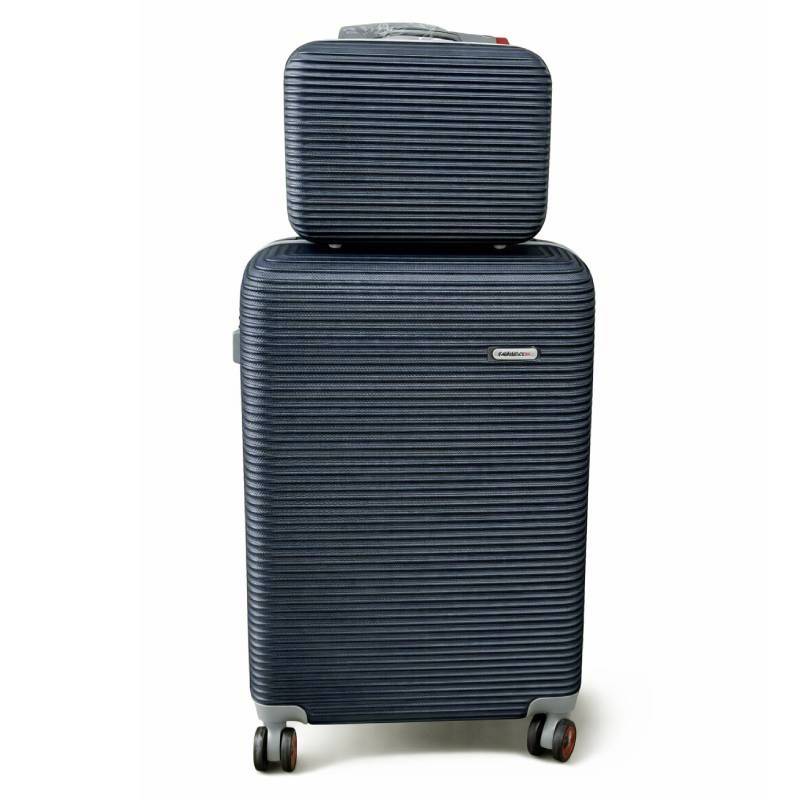 Valise Grand Modèle MILANO BAG avec mallette Petit modèle - Noir - MILANO-BAG