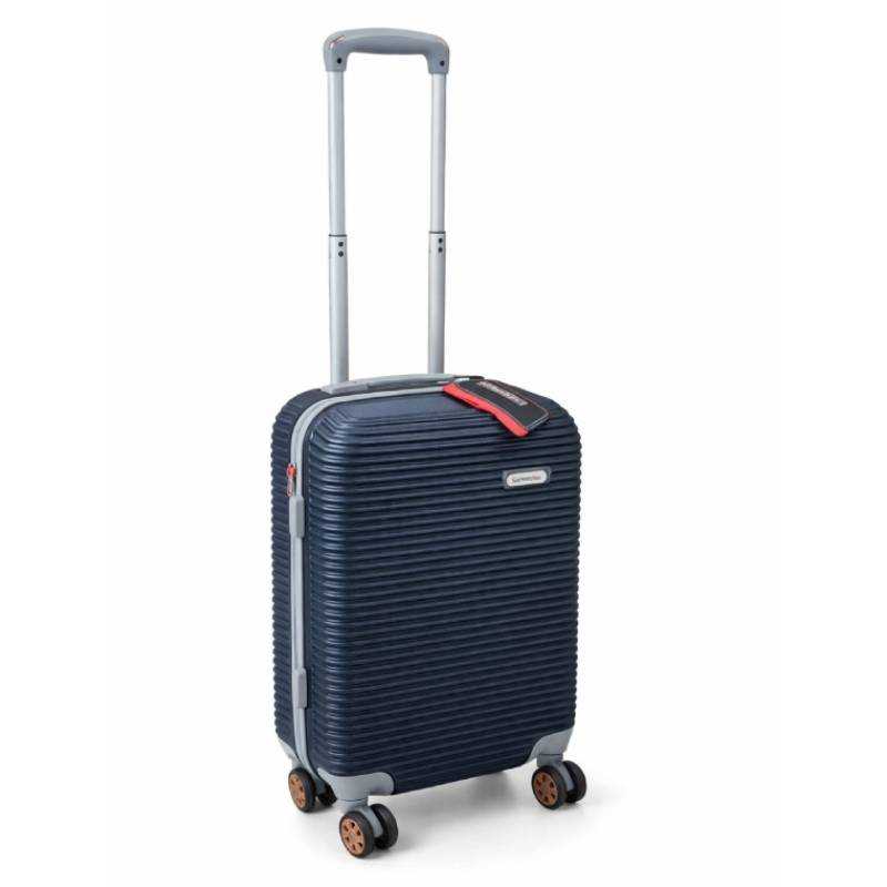 Valise Petit Modèle MILANO BAG avec 4 roues 360° - Bleu - MILANO-BAG