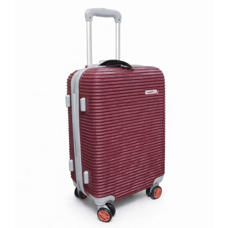 Valise Petit Modèle MILANO BAG avec 4 roues 360° - Rouge bordeaux - MILANO-BAG