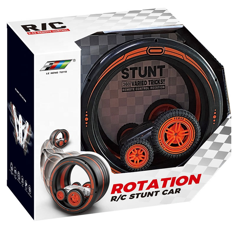 Jouet Voiture tout-terrain Rotation R/C Stunt Car - Noir