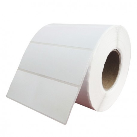 Rouleau d'Étiquette Direct Thermique 70 x 30 mm - Blanc