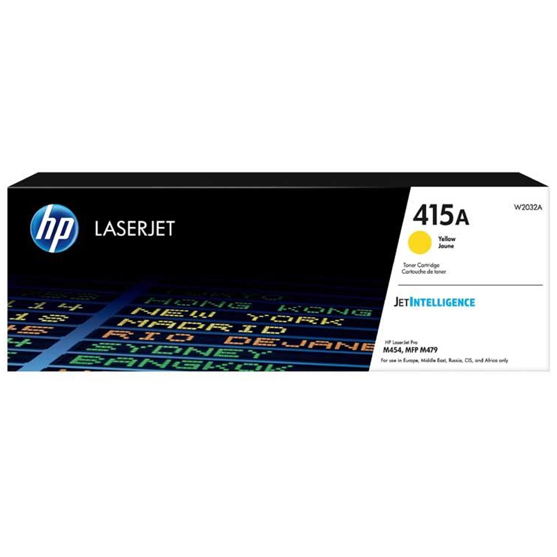 Toner LaserJet originale HP 415A - Jaune - HP