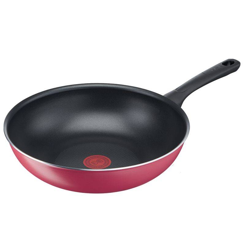 Wok TEFAL Day By Day 28 cm - Rouge - Tefal