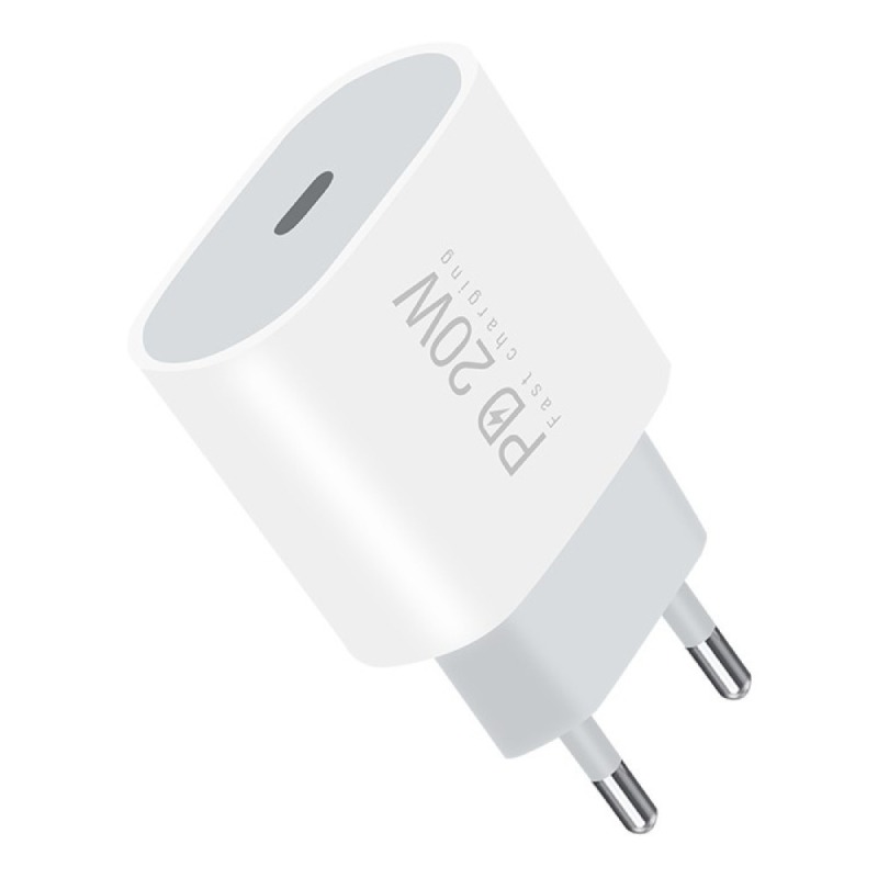 Adaptateur de chargeur WUW C178 20W USB Type-C - Blanc
